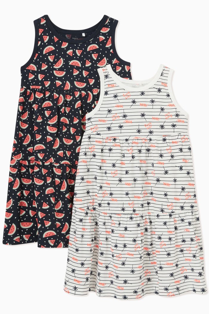 2-Pack Spencer Dress in Cotton, White