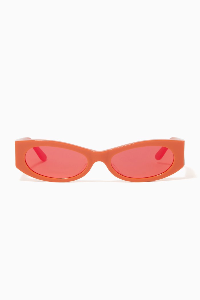 

Ciara Cat-eye Sunglasses in Acetate, Orange