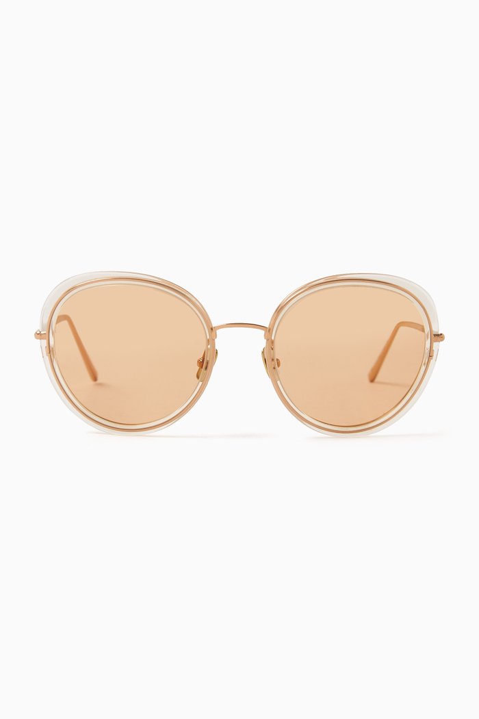 

E-016 Sunglasses in Acetate & Metal, Multicolour