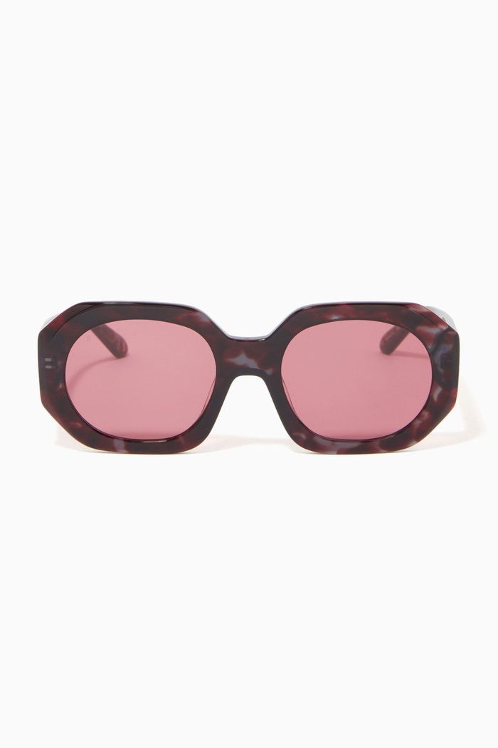 

The Becky Sunglasses in Acetate, Multicolour