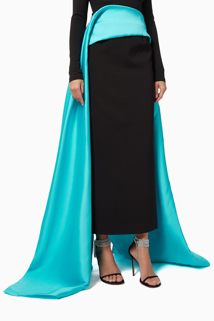 

Nyla Maxi Skirt, Blue