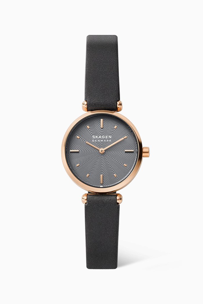 

Amberline 26mm Watch in Eco Leather, Rose gold