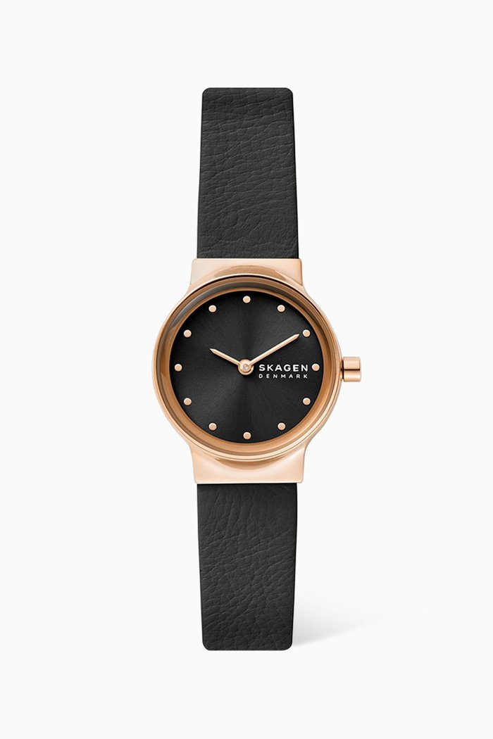 

Freja Lille 26mm Watch in Eco Leather, Rose gold