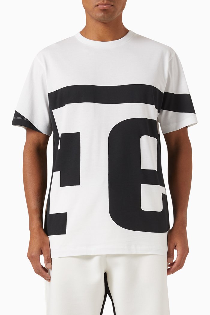 

Logo T-shirt in Cotton Jersey, White