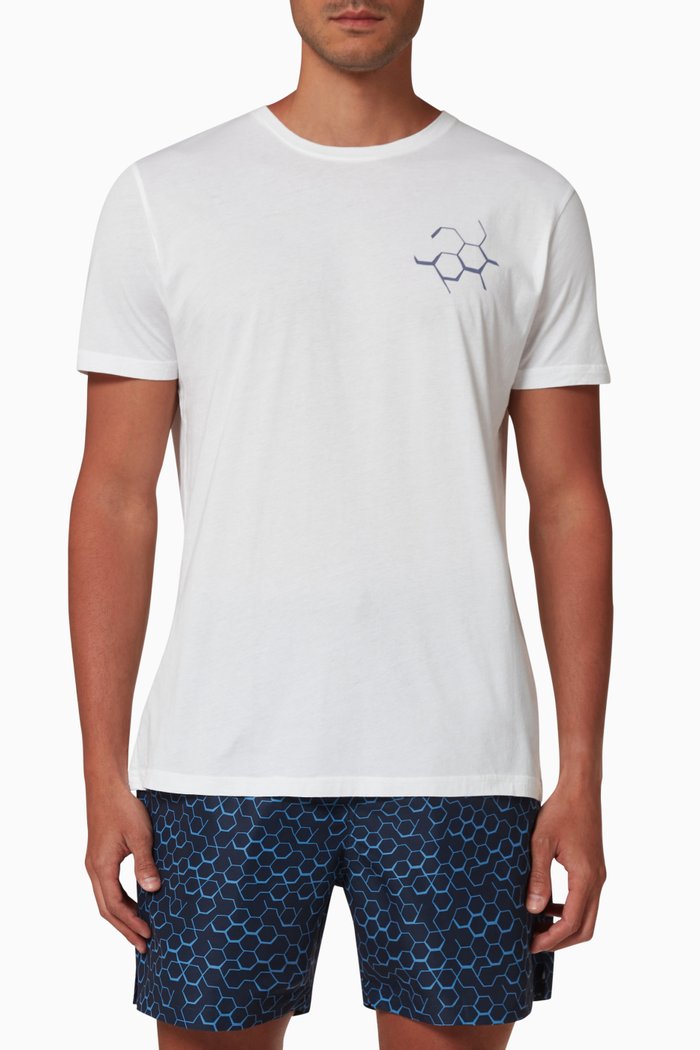 

Ripley 8 T-shirt in Cotton, Blue