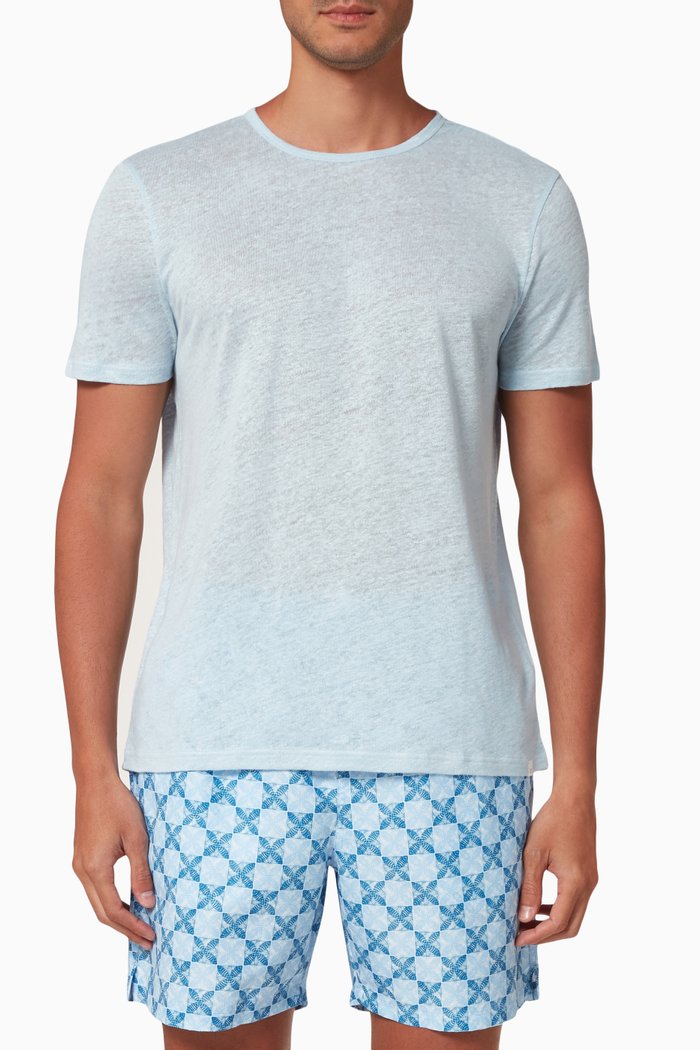 

Jordan 2 T-shirt in Linen, Blue