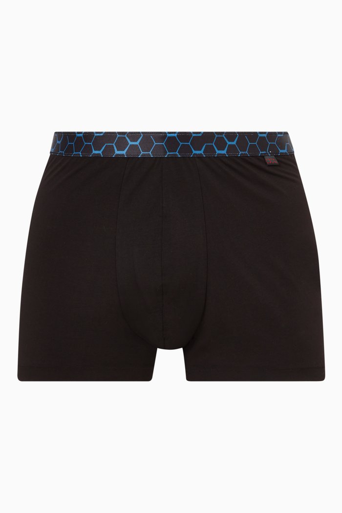 

Band 53 Boxers in Cotton Blend, Black