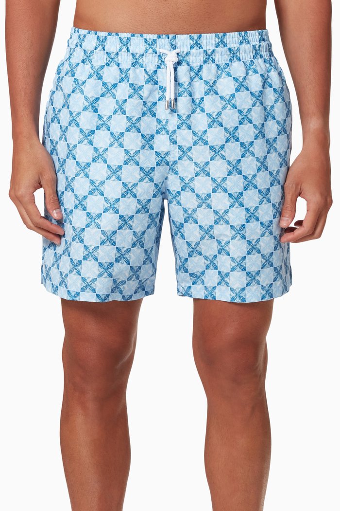 

Tropez Swim Shorts in Nylon, Blue
