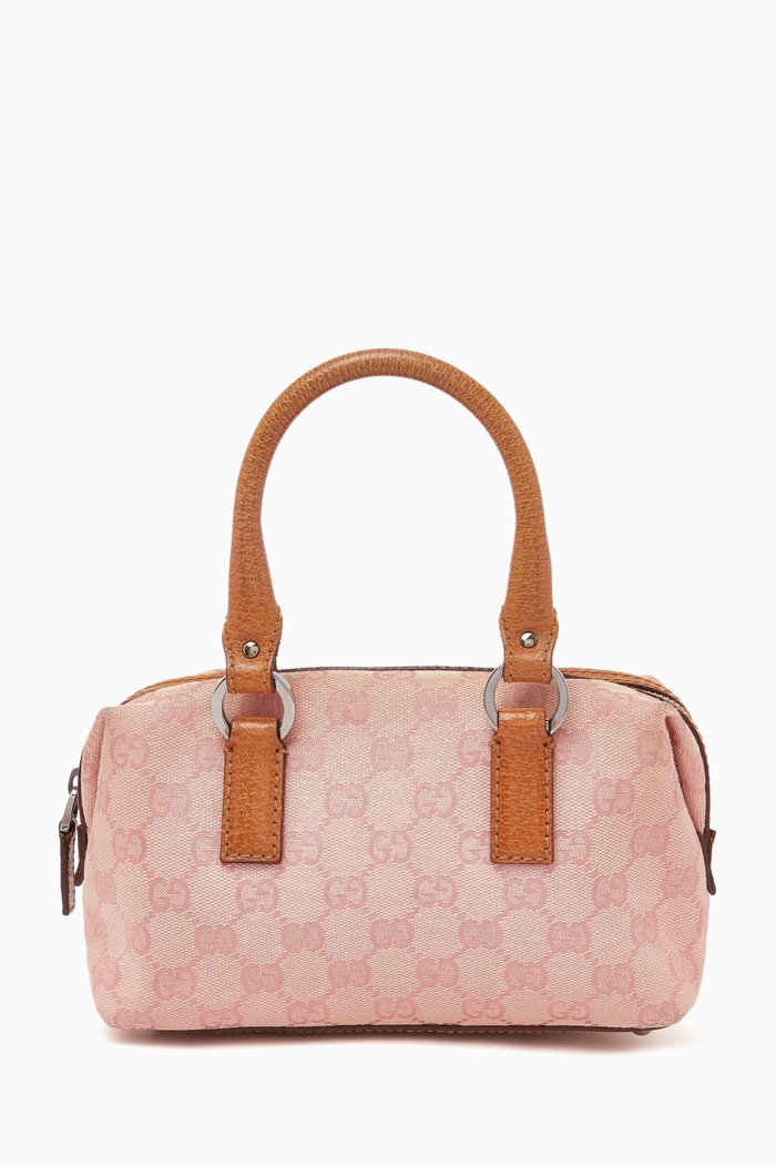 

Mini Duffle Bag in GG Canvas, Pink