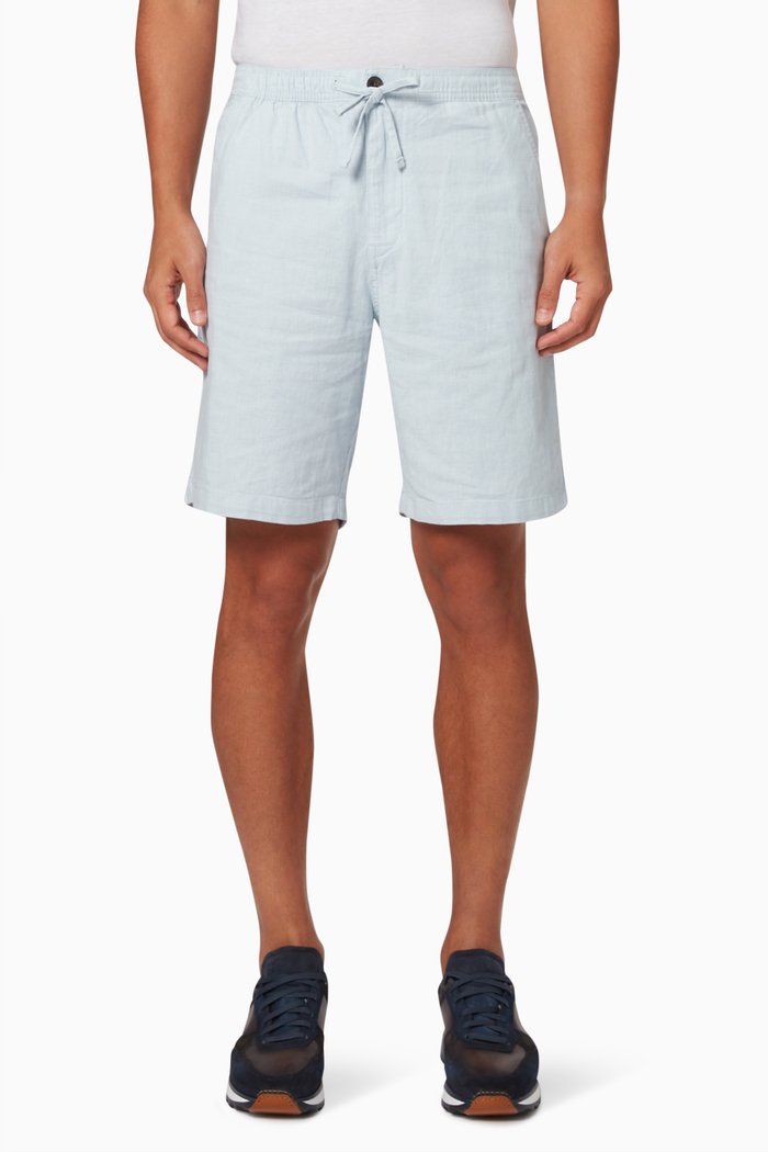 

Shorts in Linen Blend, Blue