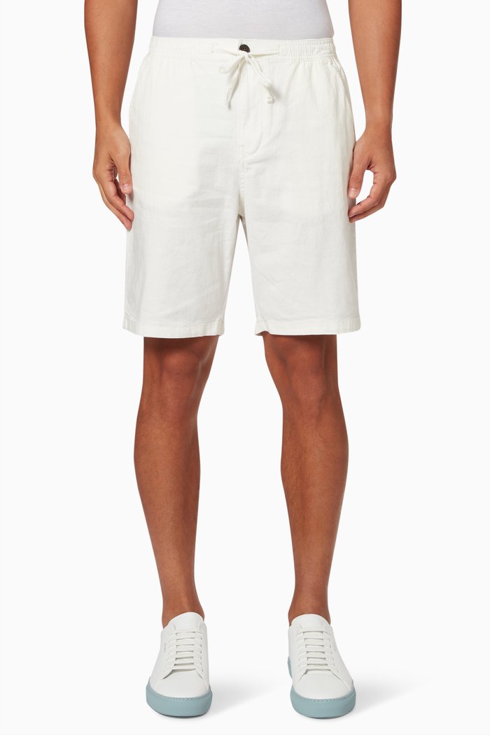 Shorts in Linen Blend, Neutral