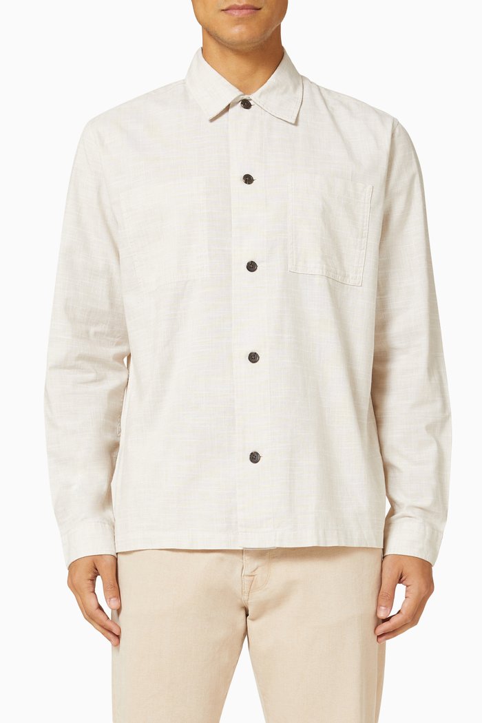 

Overshirt in Cotton, Neutral