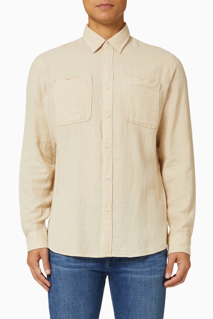 

Shirt in Linen Blend, Neutral