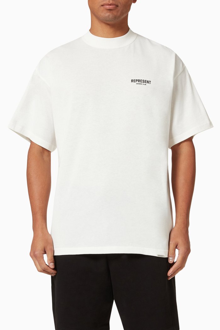 

Owners Club T-shirt in Cotton Jersey, White