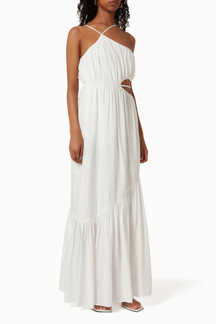 

Yvonne Strappy One Shoulder Dress, White