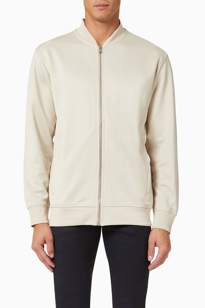 

Shmearl Sweat Jacket in Recycled Nylon Blend, Neutral