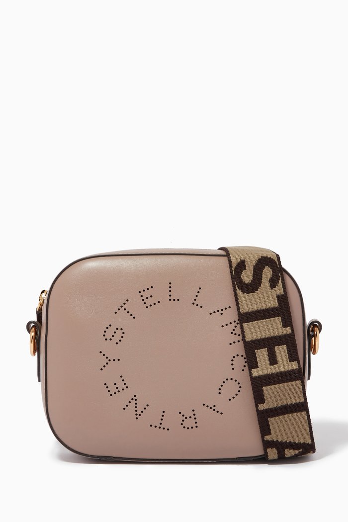 

Logo Camera Bag in Eco Alter Nappa, Grey