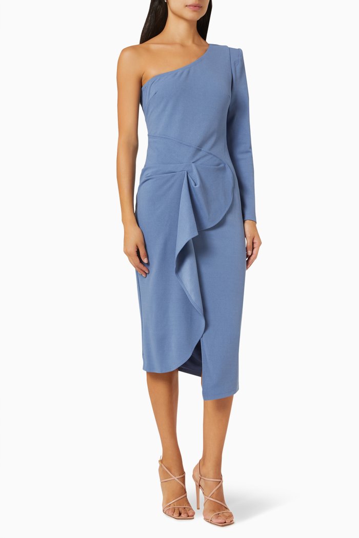 

Now & Forever Midi Dress, Blue