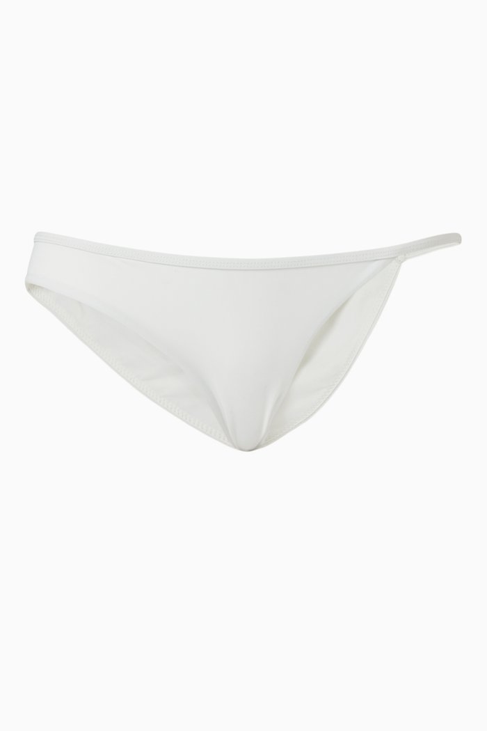 

Asymmetric Bikini Brief, White