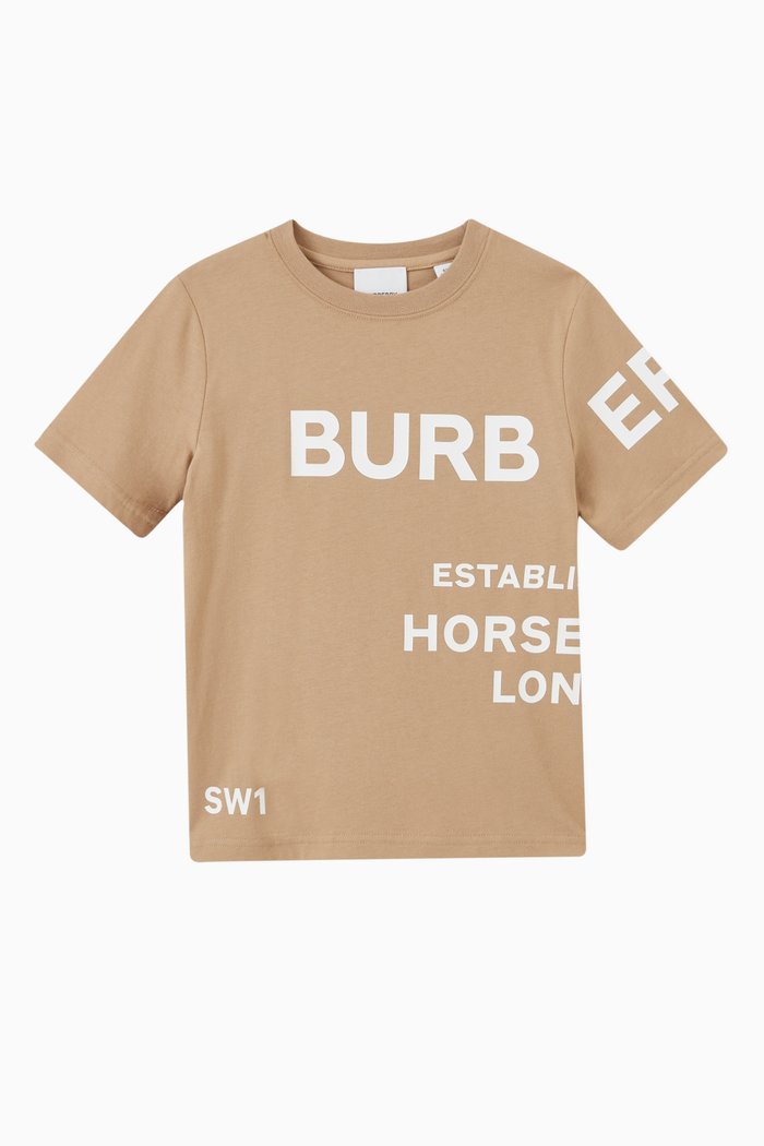 

Horseferry Print T-shirt in Cotton, Neutral