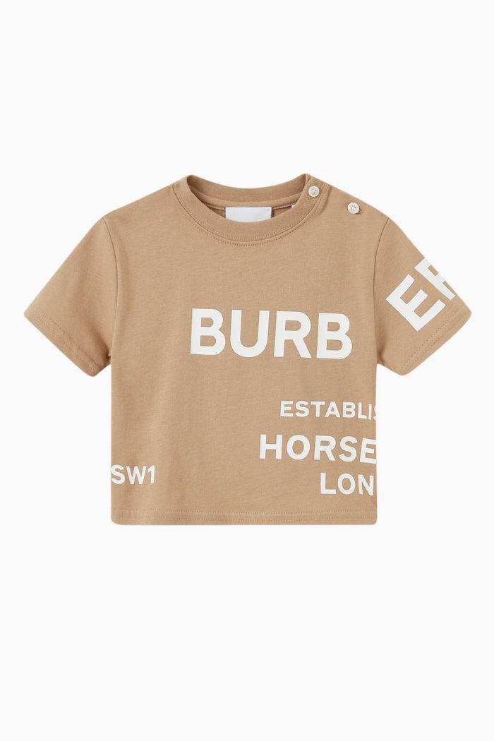 

Horseferry Print T-shirt in Cotton, Neutral
