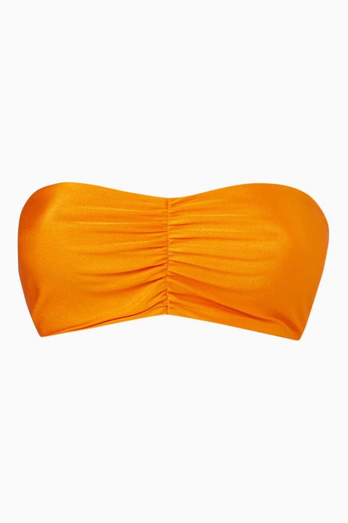 

Ava Bandeau Bikini Top, Orange
