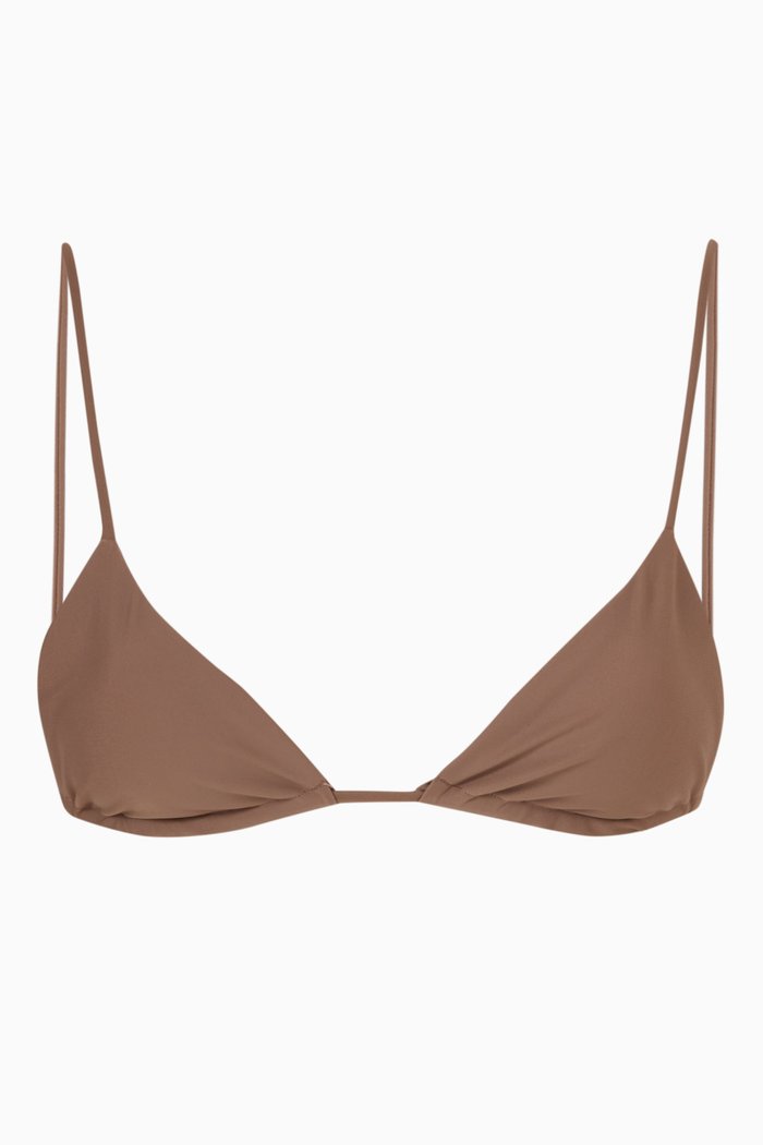 

Via Bikini Top, Brown