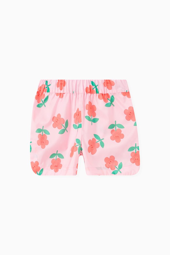 

Floral Print Shorts, Pink