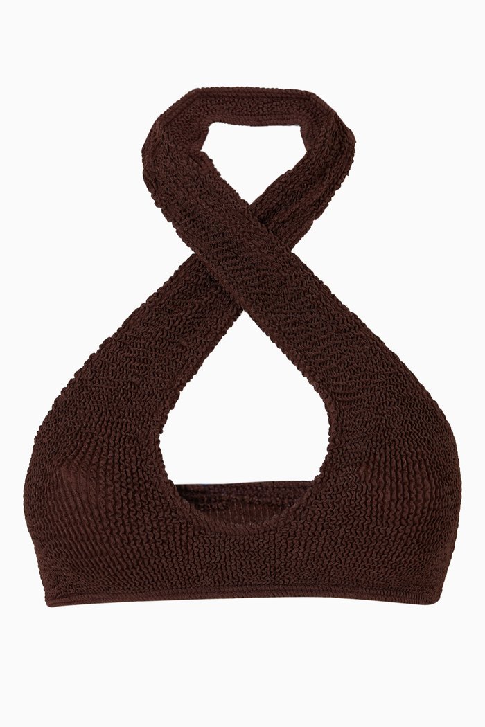 

Carmen Bikini Top, Brown