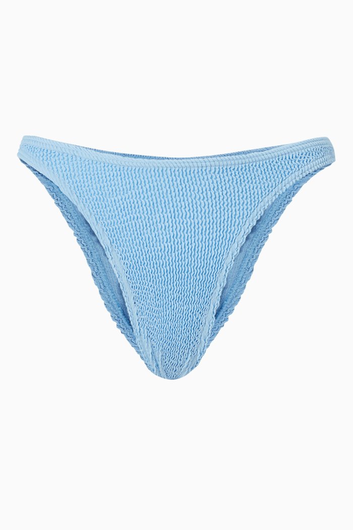 Scene Bikini Bottoms in Eco Nylon, Blue