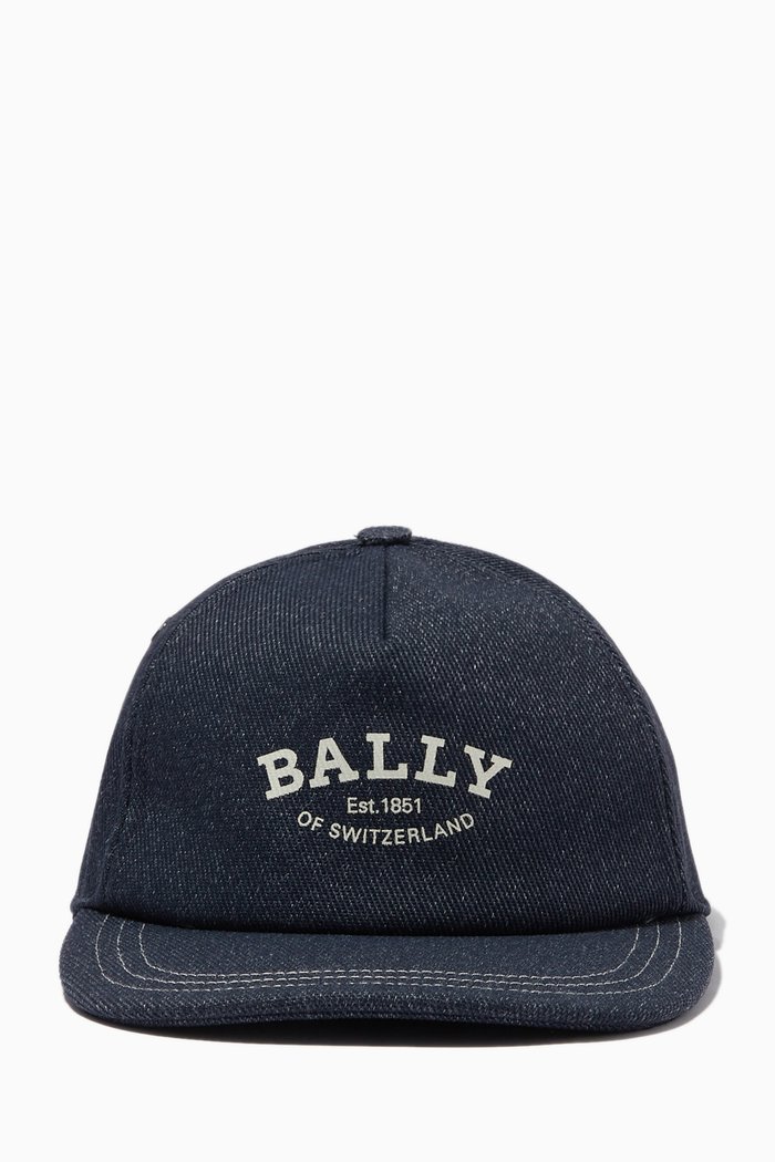 

Logo Baseball Cap in Nylon, Black
