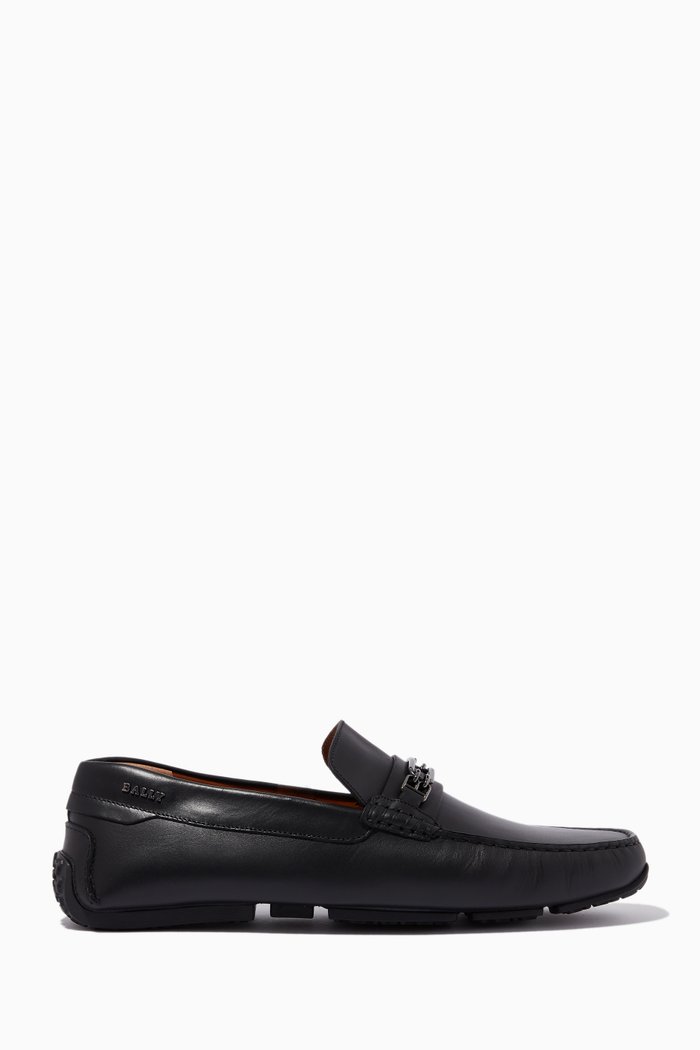 

Philip Drivers in Leather, Black