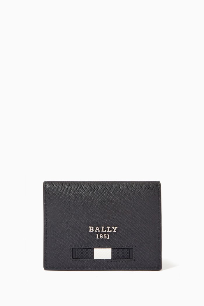 

Balder Card Holder in Leather, Black