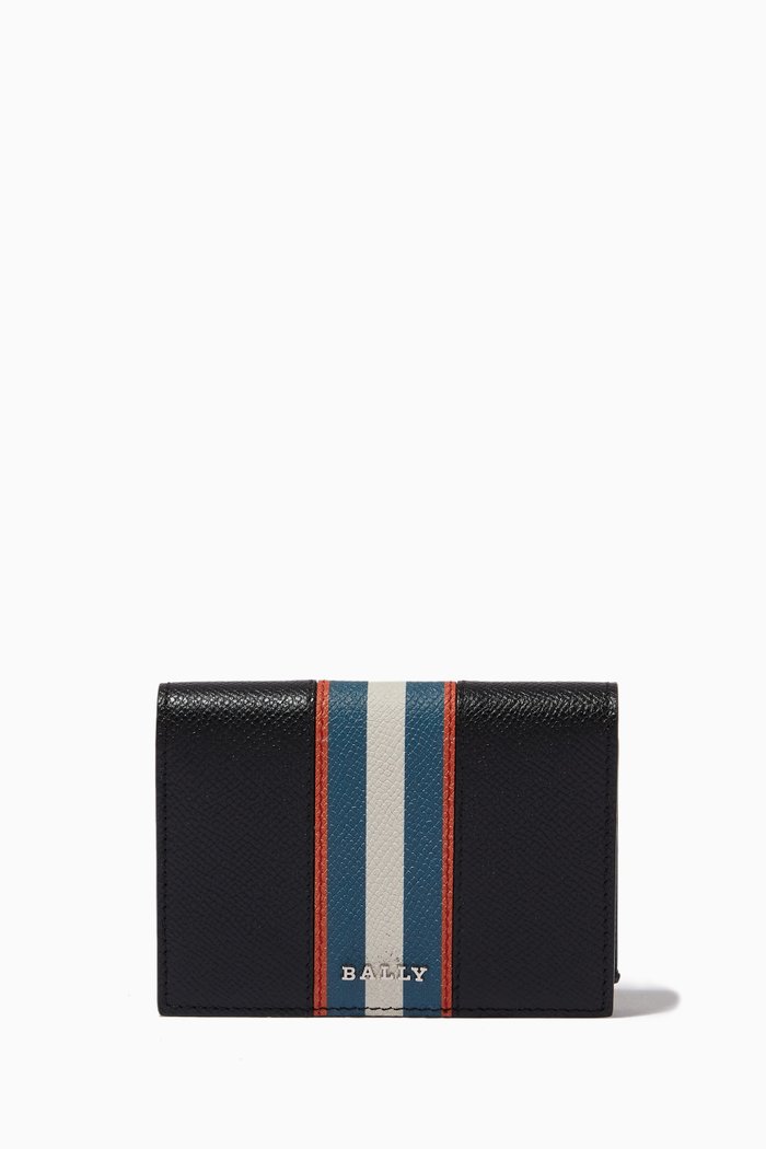 

Byrek Card Holder in Leather, Multicolour