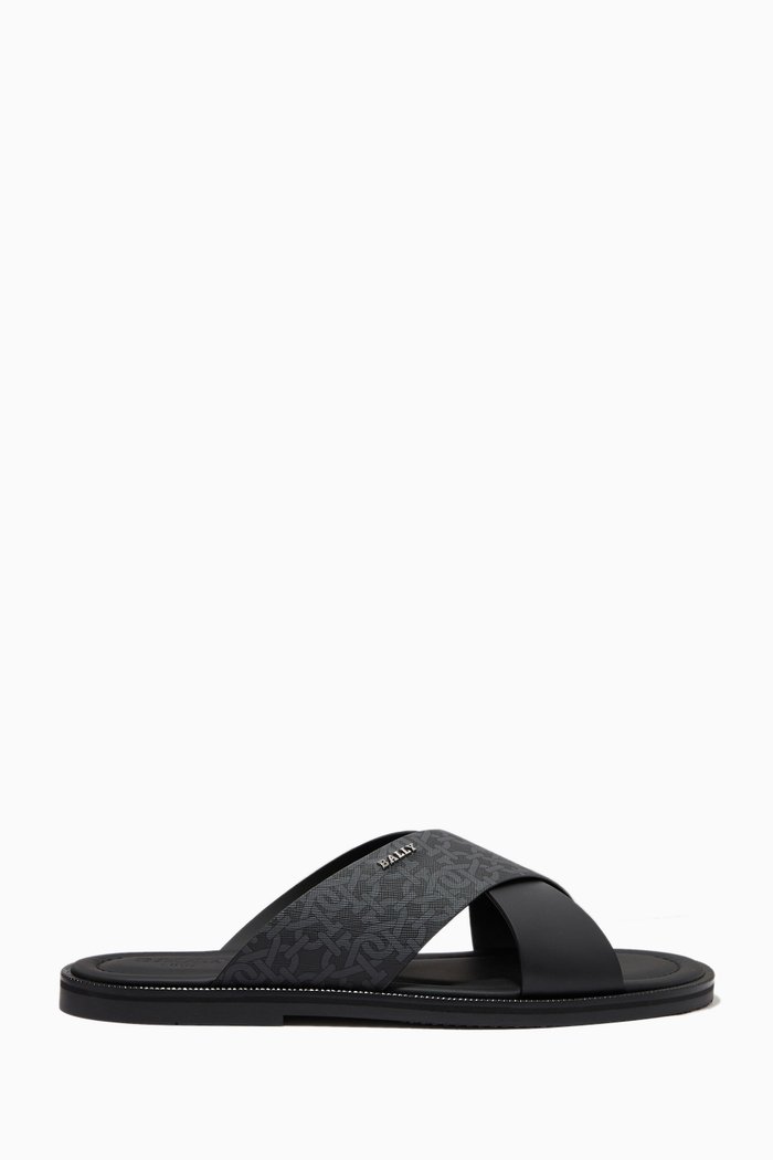 

Jair Slide Sandals in TPU Canvas, Multicolour