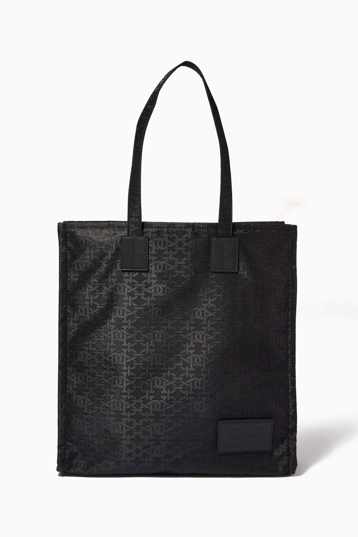 Crystalia Bag in Nylon, Black
