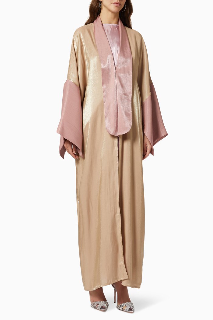 

Two Colour Abaya, Neutral