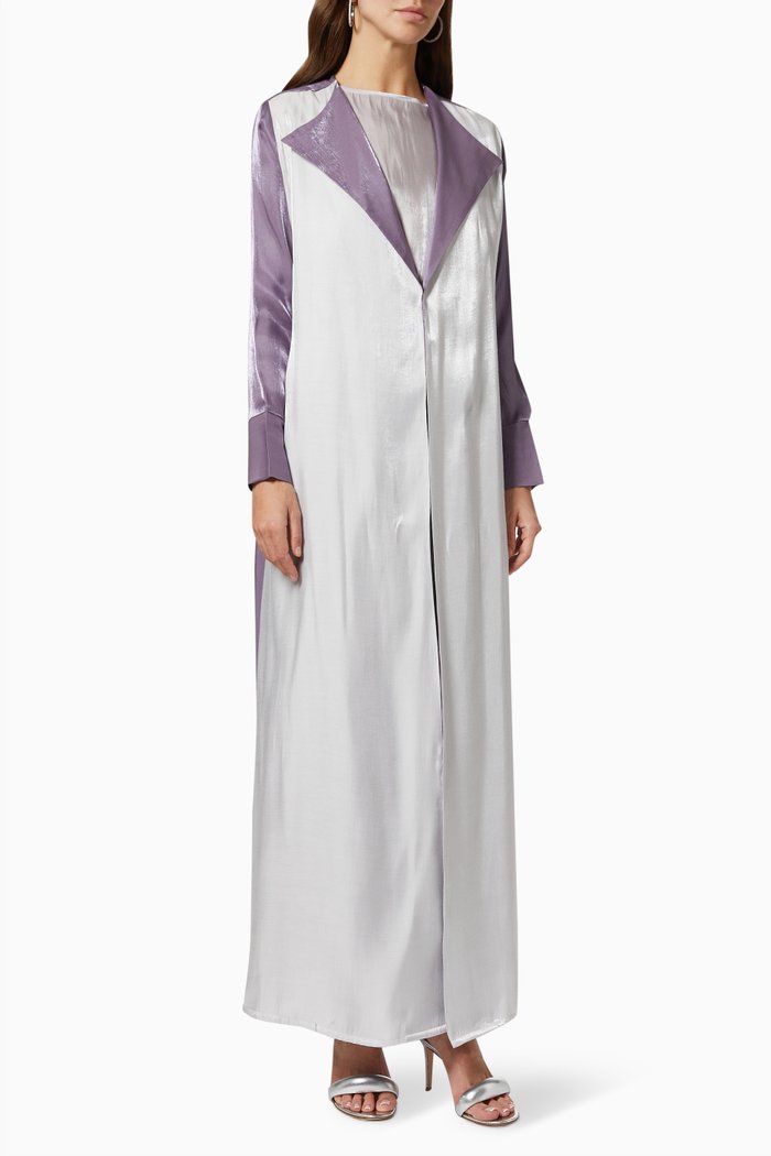 

Two Colour Abaya, Multicolour