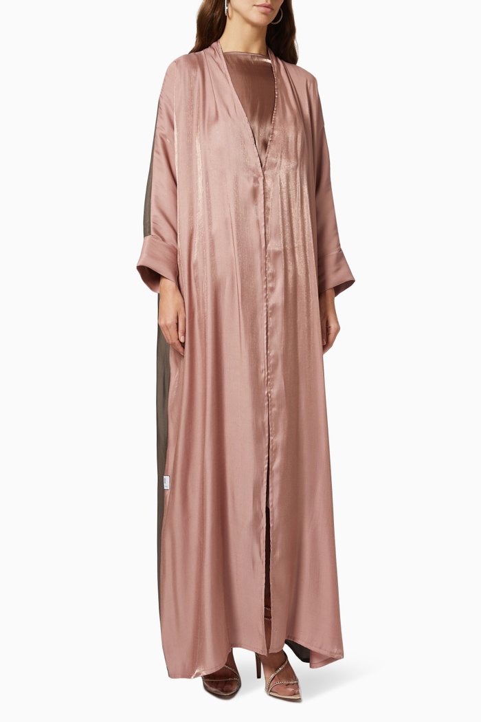 

Two Colour Balloon Abaya, Multicolour