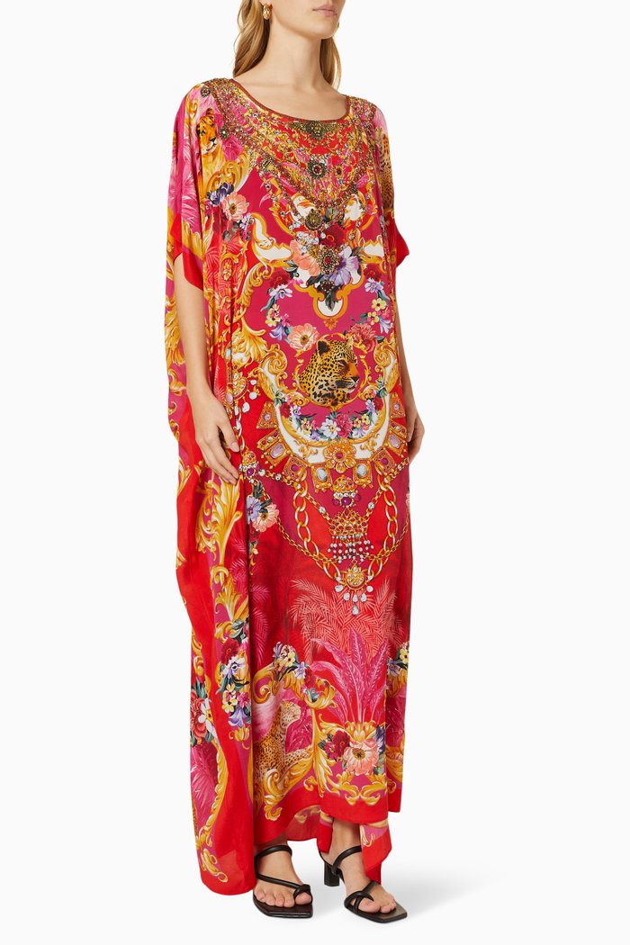 

Prima Donna Kaftan in Silk, Red