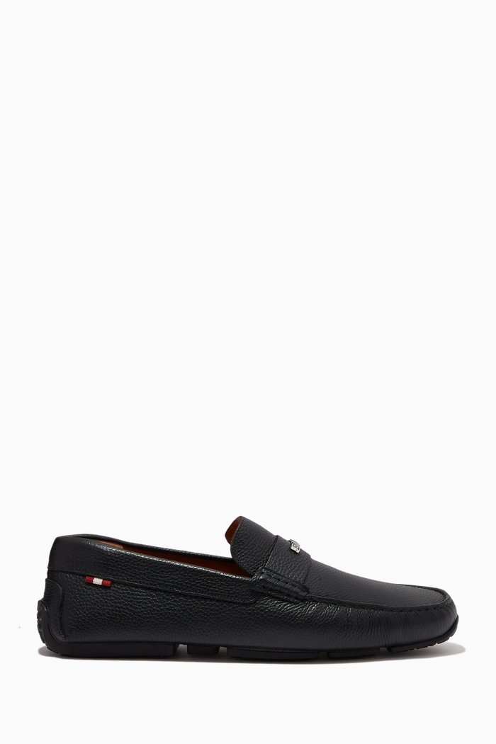 

Palsy Loafers in Leather, Black