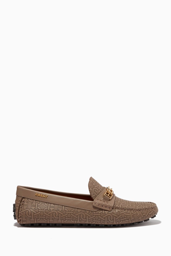 

Lezy Loafers in Leather, Black