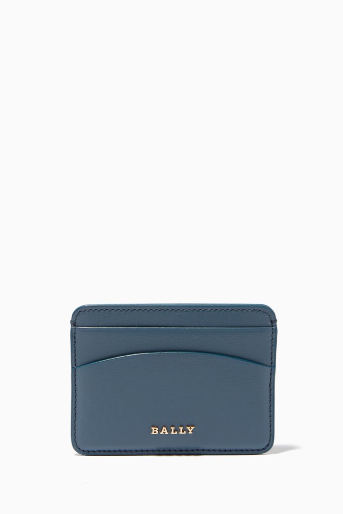 

Lexye Card Holder in Leather, Gold