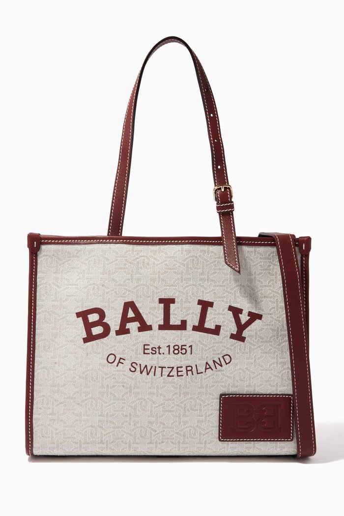 

Calie Small Tote Bag in Linen, Multicolour
