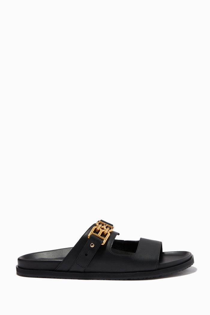 

Emma Flats in Leather, Black