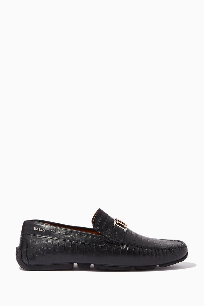 

Palan Loafers in Leather, Black