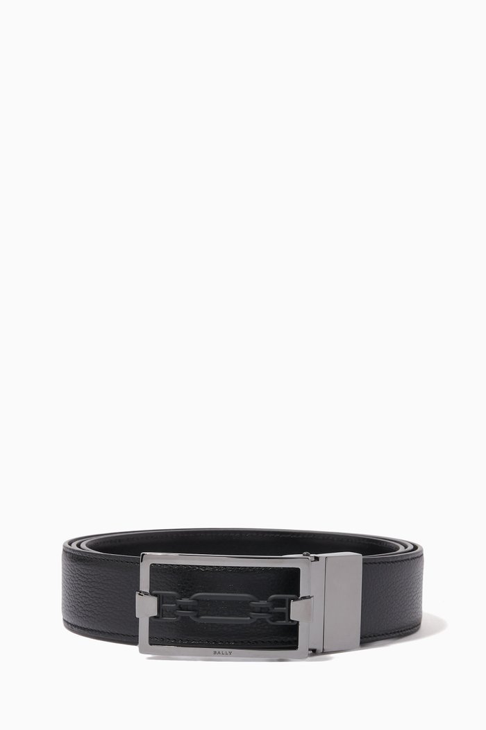

Draper Belt in Leather, Black