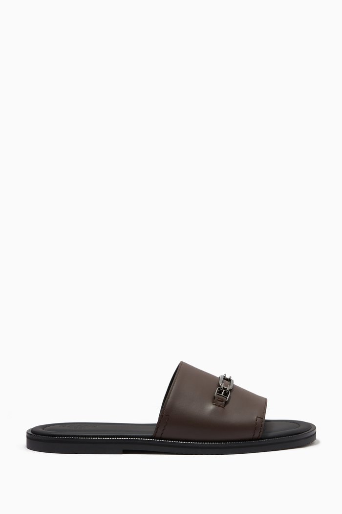 

Jacobs Slides in Leather, Brown