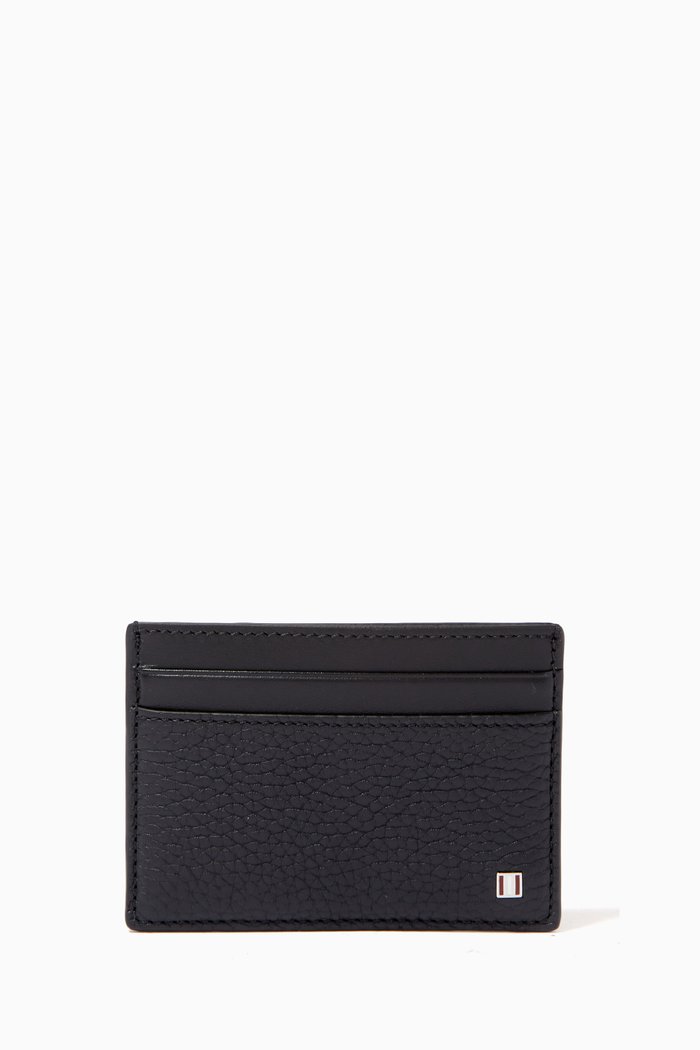 

Bhar Card Holder in Leather, Black