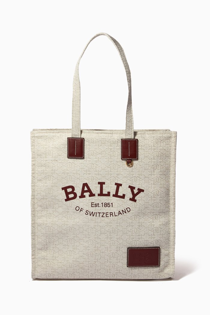 

Crystalia Tote Bag in Linen, Multicolour